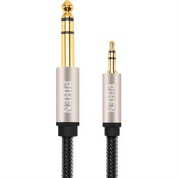 品恒 PH YPX044 3.5mm 轉(zhuǎn) 6.5mm 音頻連接線(xiàn)，便捷連通你的音頻世界